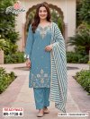 R 1738 A To D By Ramsha Kanjivaram Butti Work Salwar Kameez 